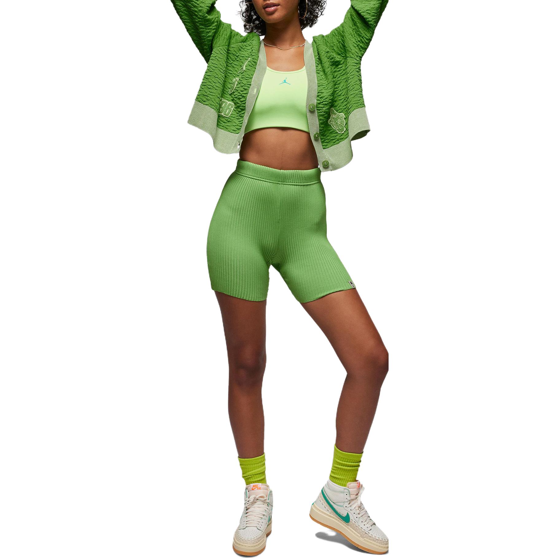 Lookbook (W) Cárdigan de Punto Bordado Verde Mujer Jordan Union Bephies Beauty SS23. FD4250-377