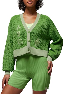 (W) Cárdigan de Punto Bordado Verde Mujer Jordan Union Bephies Beauty SS23. FD4250-377 Purchase (W) Cárdigan de Punto Bordado Verde Mujer Jordan Union Bephies Beauty SS23. FD4250-377