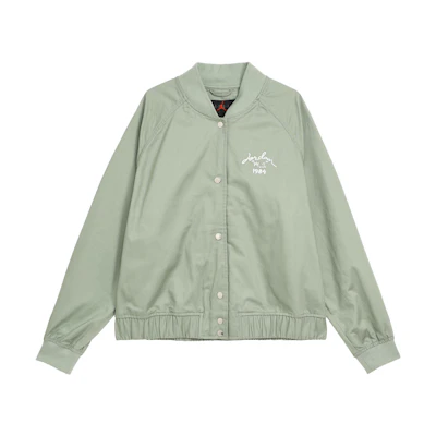 (Women) Jordan Vintage Smoky Grey Full Button Track Jacket FN5787-304