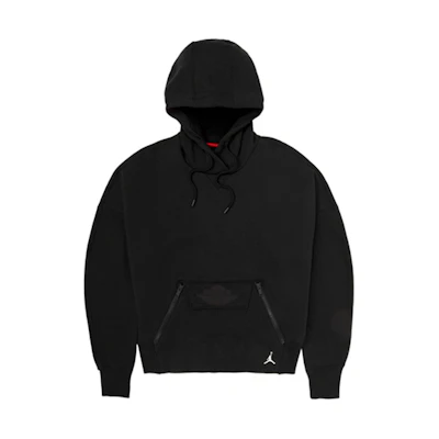 (Women) Jordan Wings Logo Drawstring Hoodie Asia Edition Women’s Black CQ6672-010