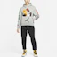 Shop (W) 乔丹 x Nina FW22 抽象图案印花短款连帽衫 灰色 DO4159-063