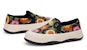 (W) Joy&Mario 'Kasut Loafers Platform Cetak Hitam Ceria' 3H7639W