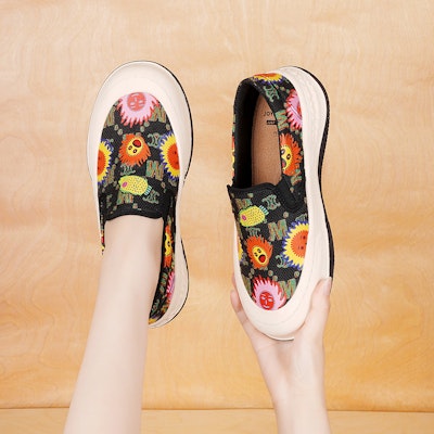 (W) Joy&Mario 'Kasut Loafers Platform Cetak Hitam Ceria' 3H7639W Purchase (W) Joy&Mario 'Kasut Loafers Platform Cetak Hitam Ceria' 3H7639W