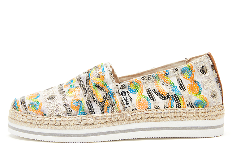 (Women) Joy&Mario 'Ethnic Thick Sole Hollow Out Fisherman Gold' 1E1357W