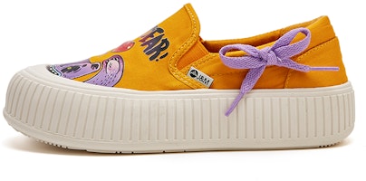 快乐瑪麗/Joy&Mario 織物小怪獸圓頭厚底休閒單鞋 女款 Purchase 快乐瑪麗/Joy&Mario 織物小怪獸圓頭厚底休閒單鞋 女款