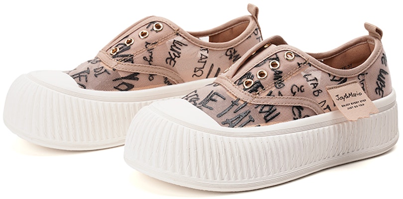 (W) Joy&Mario '涂鸦字母'鞋 3H7558W Order (W) Joy&Mario '涂鸦字母'鞋 3H7558W