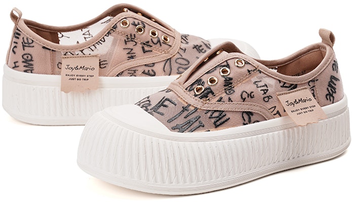 (W) Joy&Mario '涂鸦字母'鞋 3H7558W Lookbook (W) Joy&Mario '涂鸦字母'鞋 3H7558W