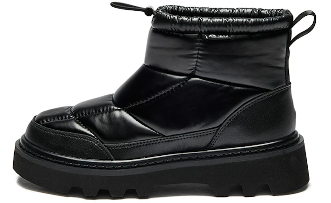(Women) Joy&Mario Black Fleece-Lined Slip-On Platform Shoes 1Y1060W Black Buy (Women) Joy&Mario Black Fleece-Lined Slip-On Platform Shoes 1Y1060W Black