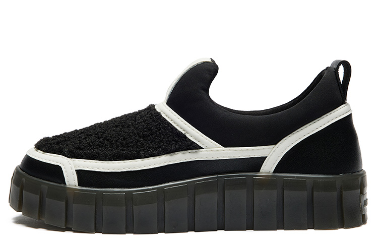 (Women) Joy&Mario Black Low-Top Platform Casual Shoes 1H2236W Black