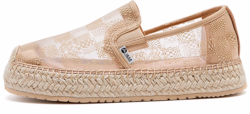 (Women) Joy&Mario Canvas Casual Shoes 'Checkerboard Fog Mesh Breathable Thick Sole Fisherman' 3A5382W Buy (Women) Joy&Mario Canvas Casual Shoes 'Checkerboard Fog Mesh Breathable Thick Sole Fisherman' 3A5382W
