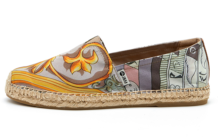 (W) Joy&Mario Canvas Fisherman's Flat 'Quirky Print'