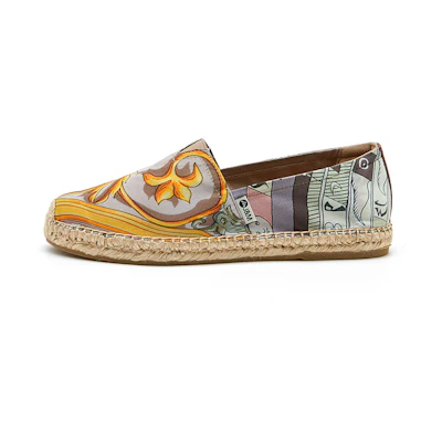 (W) Joy&Mario Canvas Fisherman's Flat 'Quirky Print'