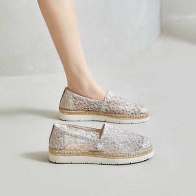 (W) Joy&Mario Sepatu Kasual 'Tenunan Berlubang Bernapas Serbaguna' 3E2108W 1