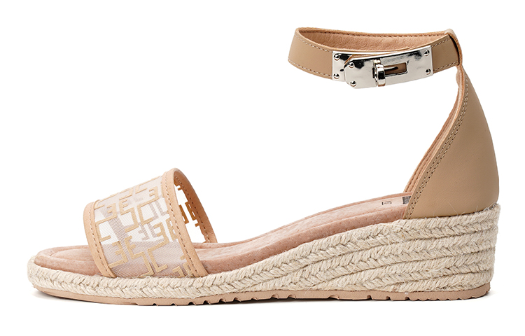 (W) Joy&Mario Espadrille 'Apricot Hollow Print'