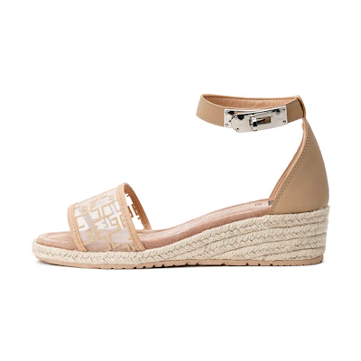 (W) Joy&Mario Espadrille 'Apricot Hollow Print'