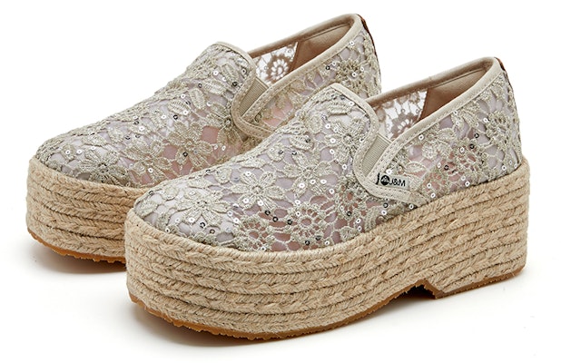 (W) Joy&Mario Alpargata 'Malla Floral con Lentejuelas' 3H6182W Order (W) Joy&Mario Alpargata 'Malla Floral con Lentejuelas' 3H6182W