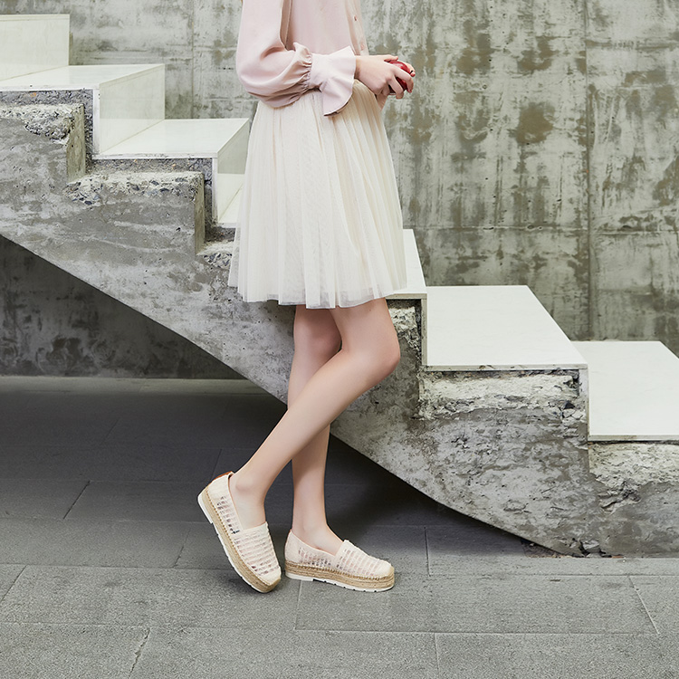 Sizing (Women) Joy&Mario Espadrille Platform 'Beige' 1A2065W
