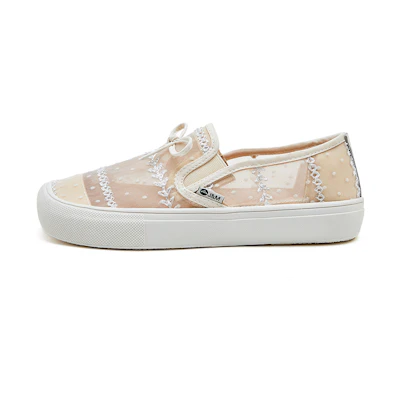(W) Joy&Mario Espadrilles 'Romantic Polka Dot Mesh Breathable'