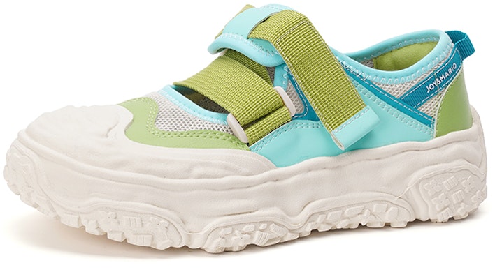 (Women) Joy&Mario Fabric + Synthetic Leather 'Breathable Casual Sport Sandal' 3F5339W 4