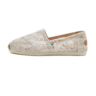 (W) Joy&Mario Fabric 'Gold Glitter Lace Mesh Casual'