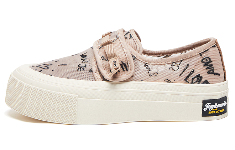 (W) Joy&Mario Fabric 'Graffiti Print Mesh Thick Sole'