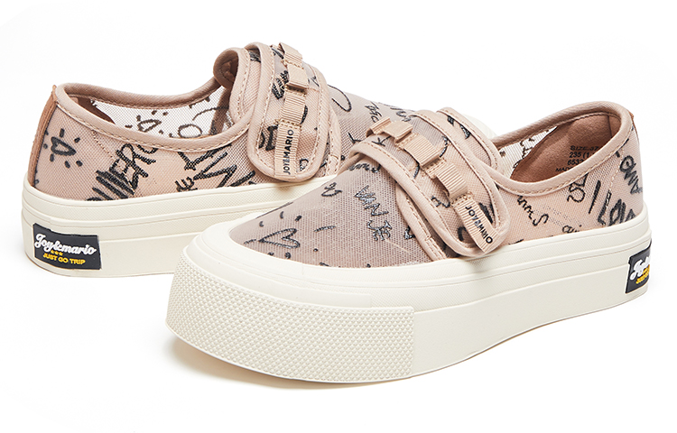 (W) Joy&Mario Fabric 'Graffiti Print Mesh Thick Sole' 圖 3
