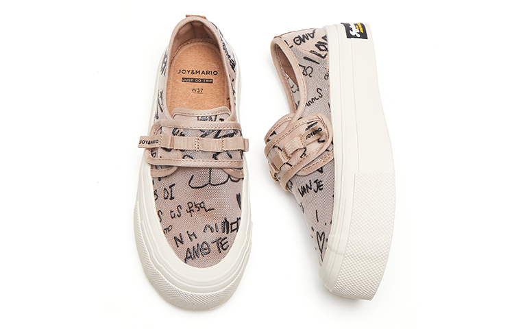 (W) Joy&Mario Fabric 'Graffiti Print Mesh Thick Sole' 圖 4