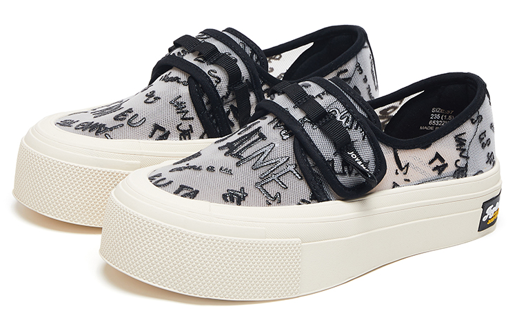 (W) Joy&Mario Fabric 'Graffiti Print Mesh Thick Sole' 圖 6