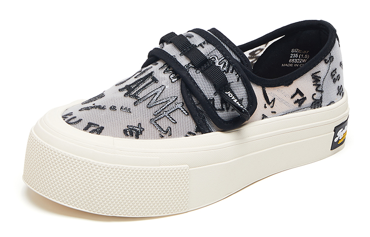 (W) Joy&Mario Fabric 'Graffiti Print Mesh Thick Sole' 圖 8