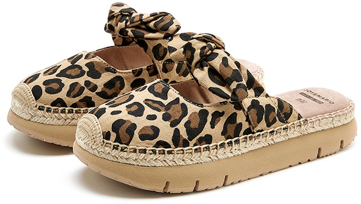 (Women) Joy&Mario Fabric Beach Sandals 'Fashion Leopard Print with Bow Thick Sole' 3E2117W Order (Women) Joy&Mario Fabric Beach Sandals 'Fashion Leopard Print with Bow Thick Sole' 3E2117W