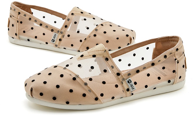 (W) Joy&Mario Kasut Rata Kain 'Mesh Polka Dot Bernafas Serbaguna' 3F2367W Lookbook (W) Joy&Mario Kasut Rata Kain 'Mesh Polka Dot Bernafas Serbaguna' 3F2367W