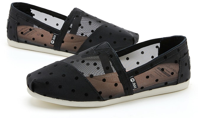 (W) Joy&Mario Kasut Rata Kain 'Mesh Polka Dot Bernafas Serbaguna' 3F2367W Sizing (W) Joy&Mario Kasut Rata Kain 'Mesh Polka Dot Bernafas Serbaguna' 3F2367W
