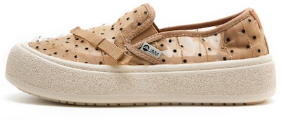 (Women) Joy&Mario Fabric Casual Flats 'Sweet Polka Dot Breathable Versatile' 3F5295W (Women) Joy&Mario Fabric Casual Flats 'Sweet Polka Dot Breathable Versatile' 3F5295W