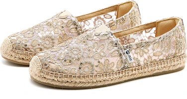 Order (W) Joy&Mario Sepatu Kasual Kain 'Glitter Mesh Bernapas Serbaguna' 3A5517W