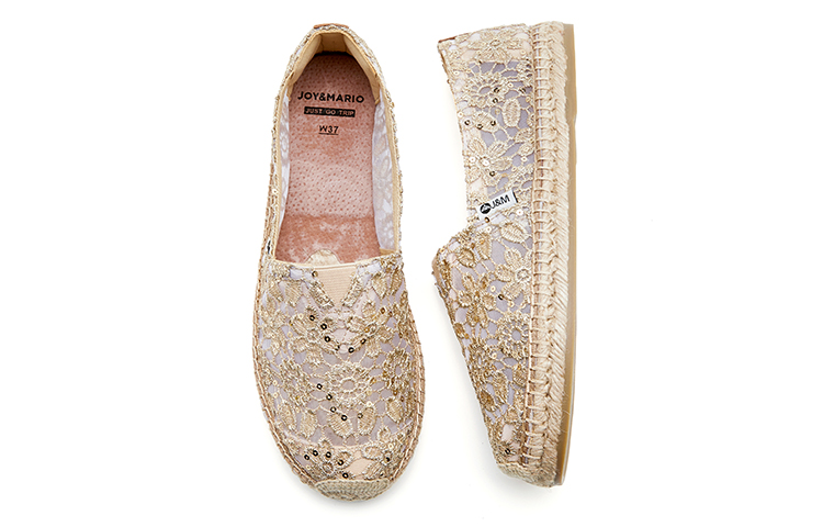 Shop (Women) Joy&Mario Fabric Casual Shoes 'Glitter Mesh Breathable Versatile' 3A5517W