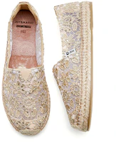 Shop (W) Joy&Mario Sepatu Kasual Kain 'Glitter Mesh Bernapas Serbaguna' 3A5517W