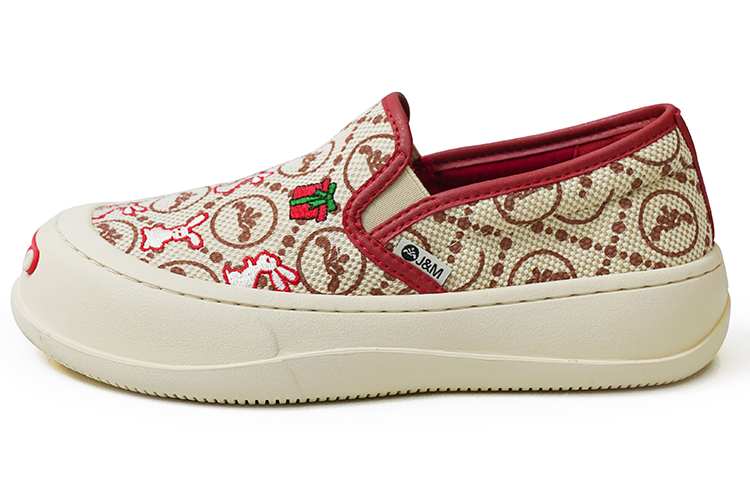 (W) Joy&Mario Fabric CMFT Low-Top Casual Sneakers 'Versatile Flat'