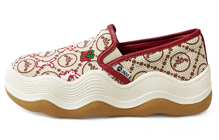 (Women) Joy&Mario Fabric Slip-On 'Red Comfort' 3H7519W