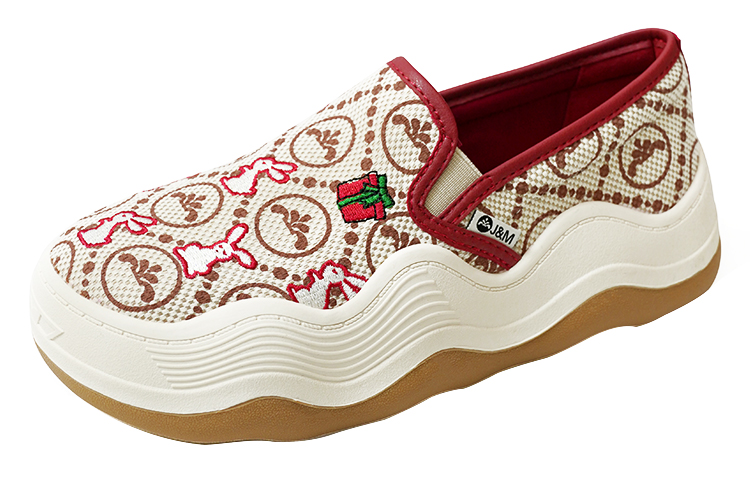 Order (W) Joy&Mario Zapatos de Tela Sin Cordones 'Comodidad Roja' 3H7519W