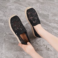 (W) Joy&Mario Fisherman 'Floral Lace Breathable' Lace Bunga Bernafas. 3A5625W 6