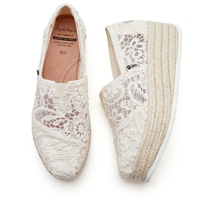 (Women) Joy&Mario Fisherman Platform Sneakers 'Lace Floral Mesh' 3H6170W Shop (Women) Joy&Mario Fisherman Platform Sneakers 'Lace Floral Mesh' 3H6170W