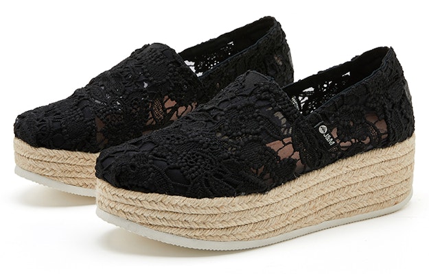 (Women) Joy&Mario Fisherman Platform Sneakers 'Lace Floral Mesh' 3H6170W Details for (Women) Joy&Mario Fisherman Platform Sneakers 'Lace Floral Mesh' 3H6170W