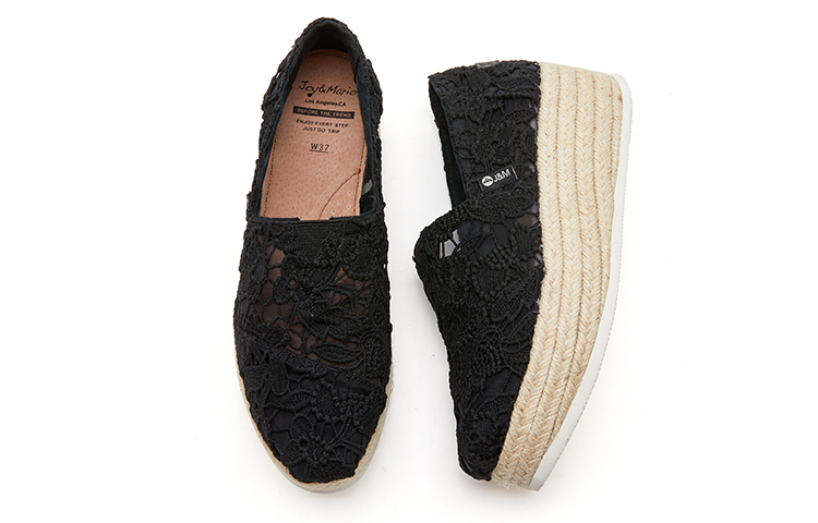 Cheap (Women) Joy&Mario Fisherman Platform Sneakers 'Lace Floral Mesh' 3H6170W