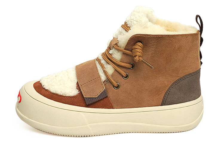 (Women) Joy&Mario Happy Mary Sheepskin Lined Winter Snow Boots Women’s Camel Color Thick Sole 2H7320W Camel Color