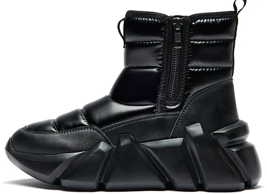 (Women) Joy&Mario High-Top Zip Winter Warm Platform Shoes Women Black 1Y0018W Black Color Buy (Women) Joy&Mario High-Top Zip Winter Warm Platform Shoes Women Black 1Y0018W Black Color