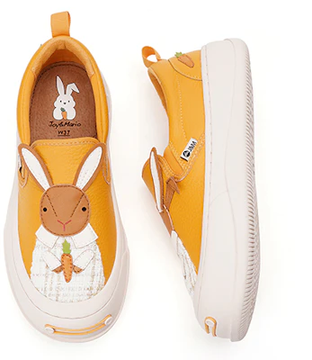 快樂瑪麗 Joy&Mario 兔年限定款 可愛萌兔厚底百搭 樂福鞋 4cm 女款 4