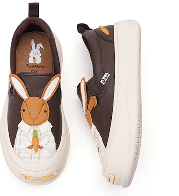 快樂瑪麗 Joy&Mario 兔年限定款 可愛萌兔厚底百搭 樂福鞋 4cm 女款 12