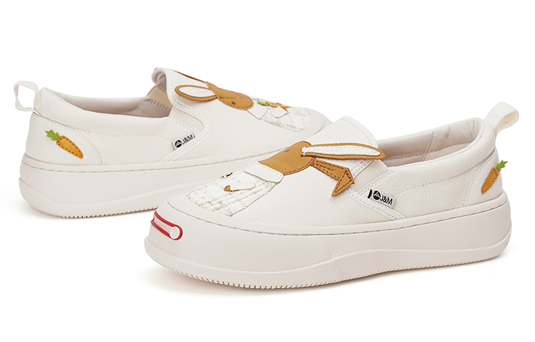 Lookbook 快樂瑪麗 Joy&Mario 兔年限定款 可愛萌兔厚底百搭 樂福鞋 4cm 女款