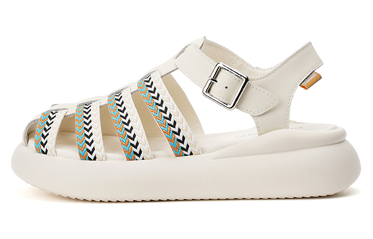 (Women) Joy&Mario Joy & Mario PU Platform 'Versatile Comfort Beach Sandals' 3F3253W