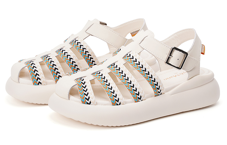 Order (W) Joy&Mario Joy & Mario PU Platform 'Sandal Pantai Keselesaan Serbaguna' 3F3253W